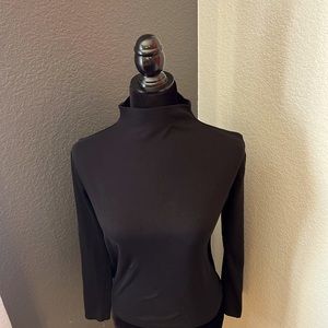 Black Ann Taylor Mock turtle neck